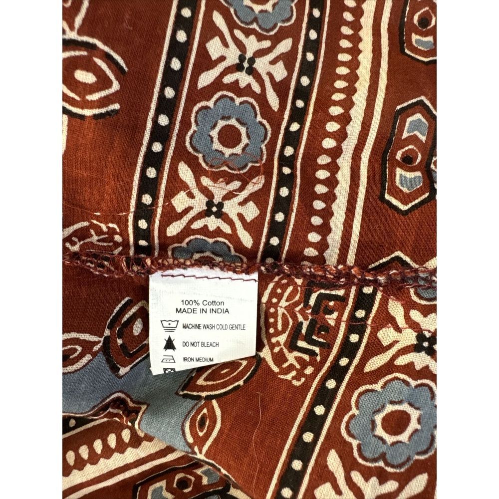 Serrv International Kimono O/S 1005 Cotton Bohemian Indian Festival - Picture 10 of 10